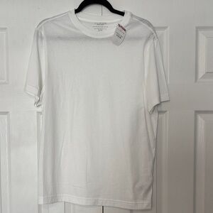 Isaac Mizrahi Men's White Short Sleeve Crew Neck Tee